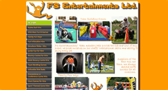 Desktop Screenshot of fsentertainments.co.uk